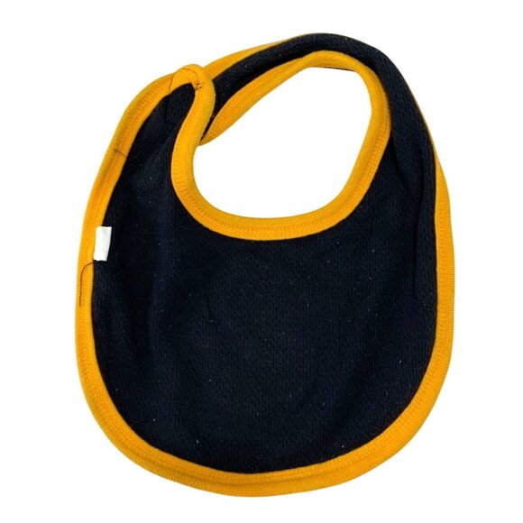 Iowa Hawkeyes baby Infant Feeding Drool Bib One Size Black Gold - Picture 2 of 2